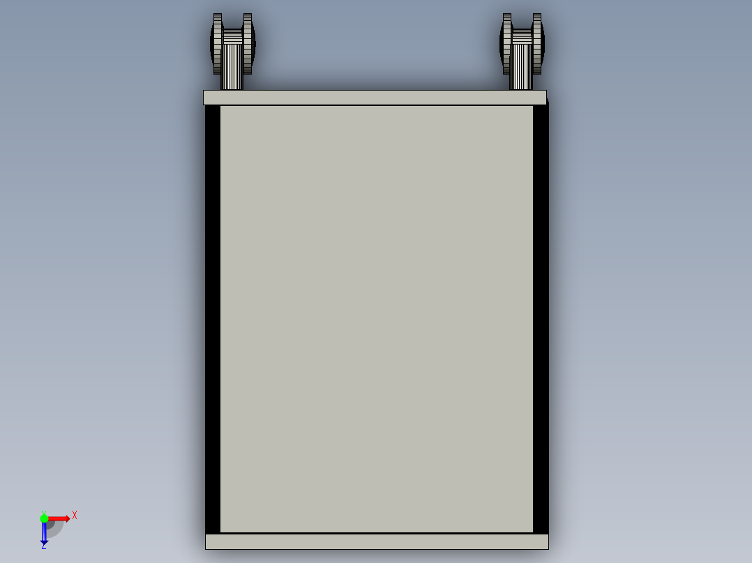 病床边柜俯视图