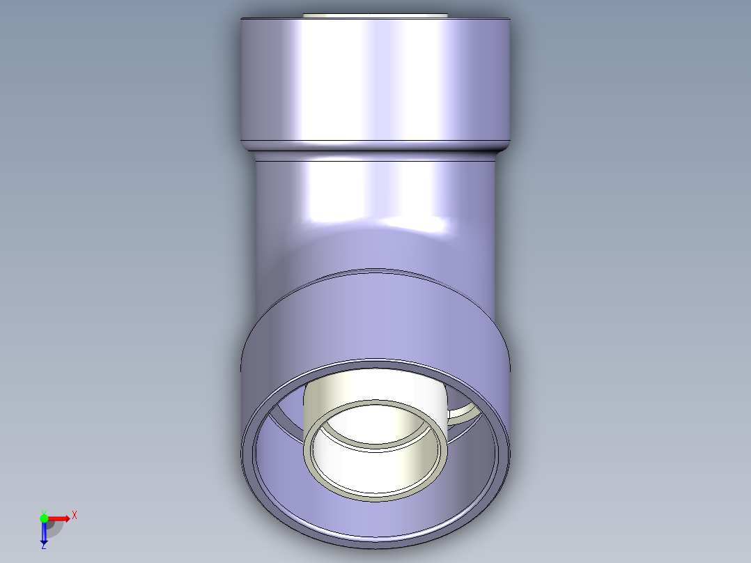 [PVCxPVC] 45 肘Elbow俯视图