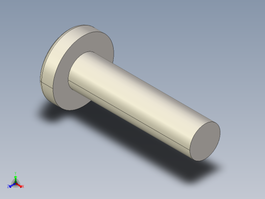 螺丝 M4 十字盘头-M4x16 Screw head.STEP正等轴测缩略图