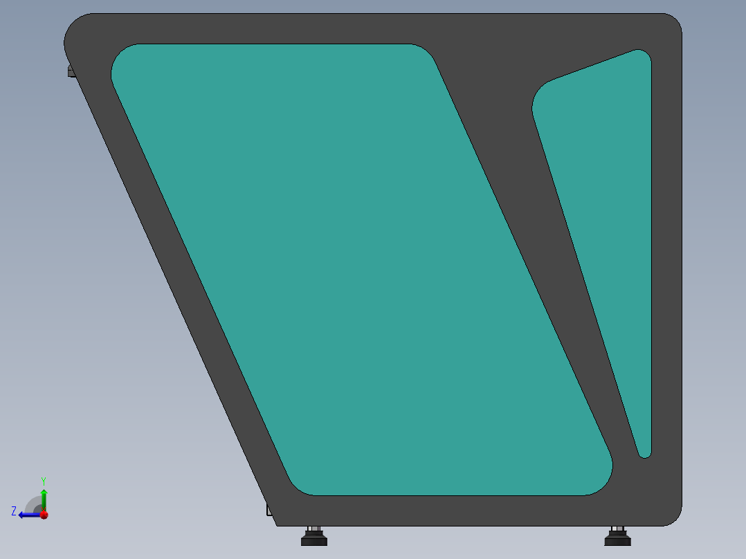 双联控制台右视图