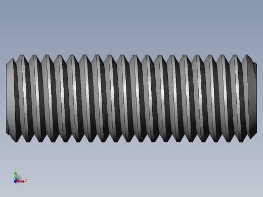 DIN 913-ISO 4026 固定螺钉-M14 L=40.SLDPRT前视缩略图