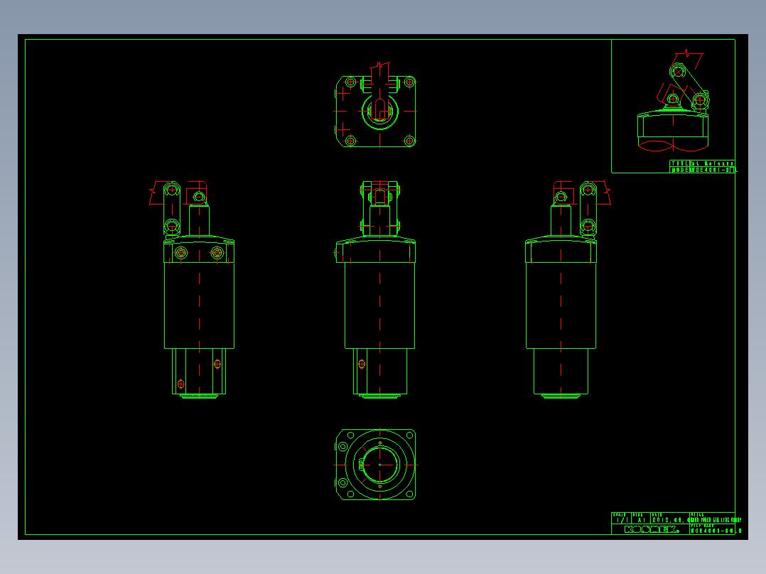 KOSMEKWCE4001-2GLN多系列多零件图纸模型多系列多零件图纸模型