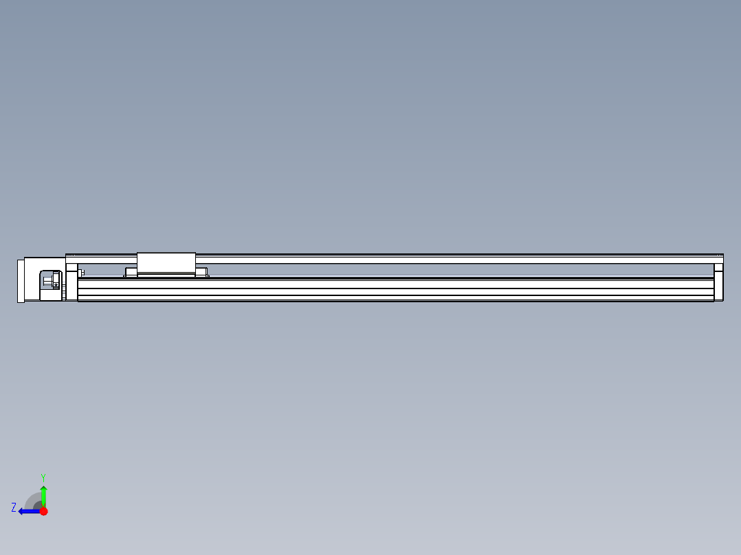 TPA-KNR-130E-2525C-L1000A1-M-P75-N3线性模块铝制底座右视图