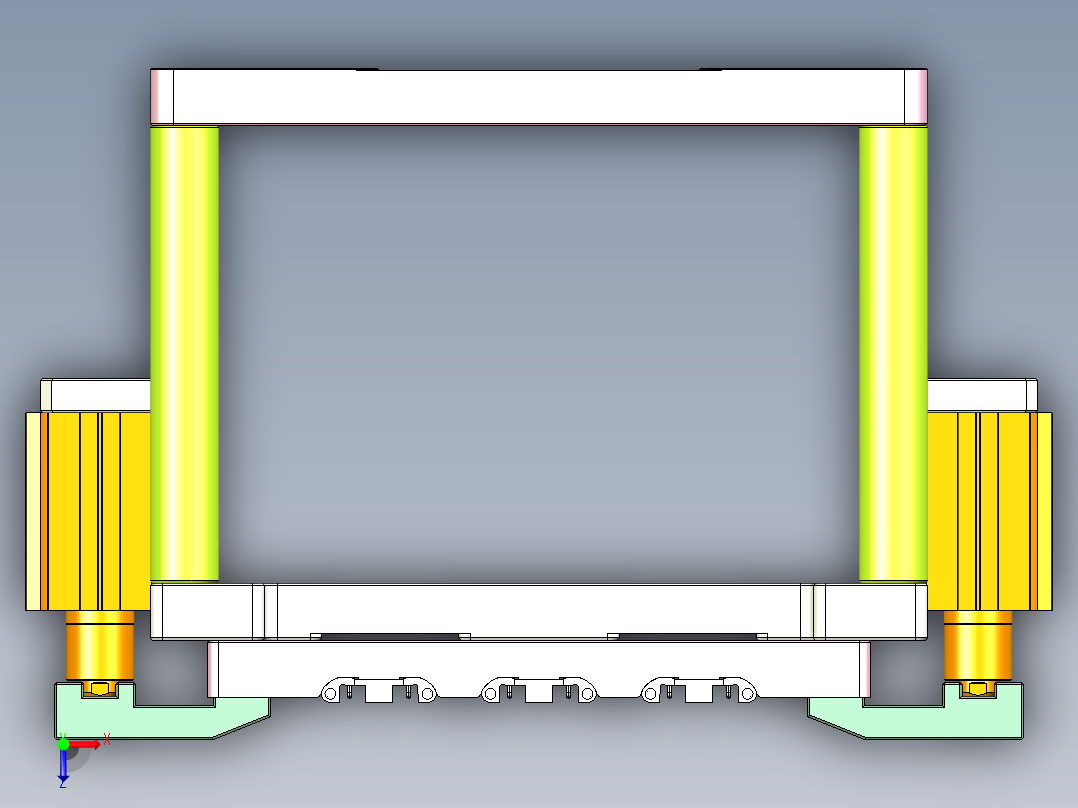 t100Chi-CNC2笔记本CNC工装夹具三维模型-1013俯视图