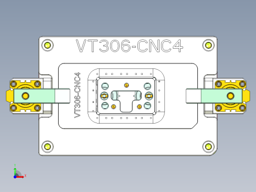 VT306-笔记本CNC工装夹具三维模型CNC4-0822前视缩略图