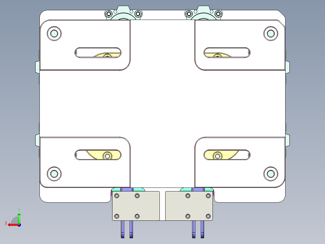 C100PA-A-笔记本CNC工装夹具三维模型CNC2-0131后视图
