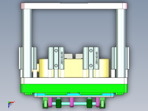 C100PA-A-笔记本CNC工装夹具三维模型CNC2-0131俯视缩略图