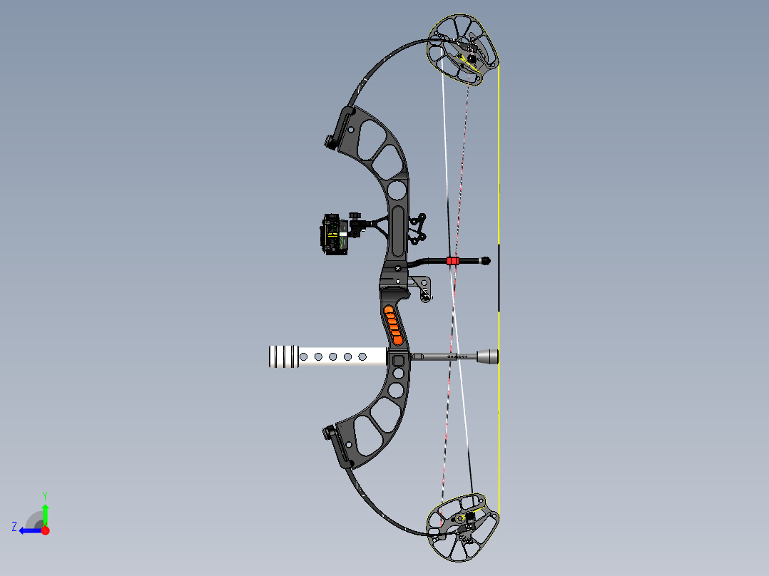 PSE复合弓、复合弓右视图
