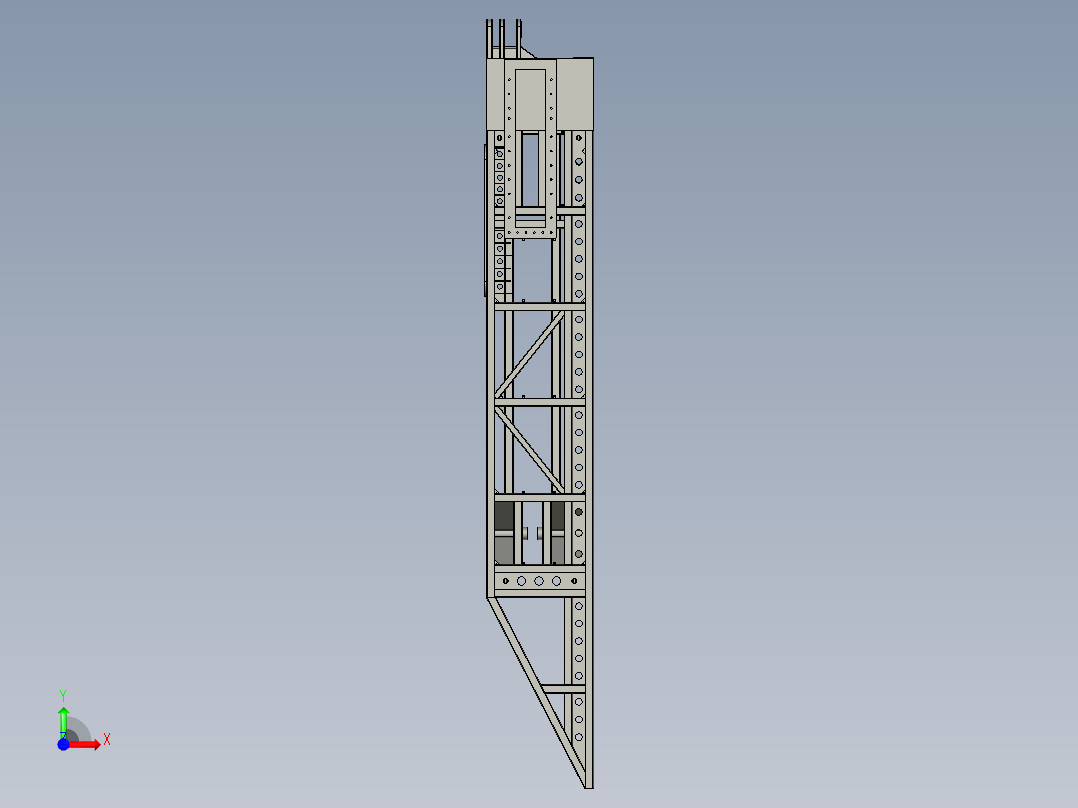 框架拆（拆图（PDF+CAD）YF-005前视图