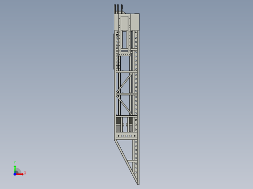 框架拆（拆图（PDF+CAD）YF-005前视缩略图