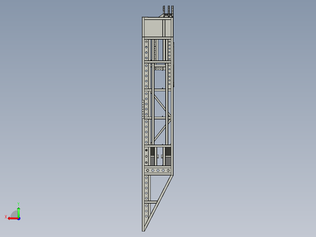 框架拆（拆图（PDF+CAD）YF-005后视图