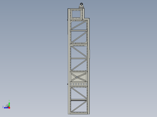 框架拆（拆图（PDF+CAD）YF-005右视缩略图