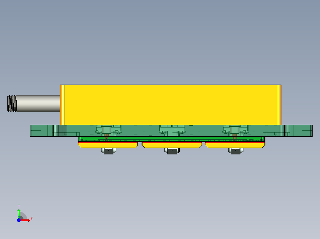 L14-A-笔记本CNC工装夹具三维模型CNC2-210701前视图