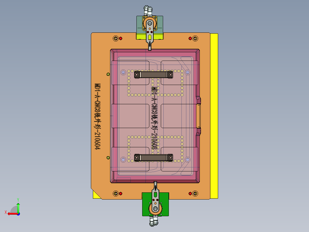 MD1-A笔记本CNC工装夹具三维模型-CNC8铣外形-210508后视图