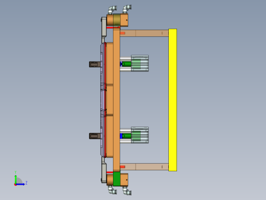 MD1-A笔记本CNC工装夹具三维模型-CNC8铣外形-210508左视缩略图