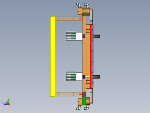 MD1-A笔记本CNC工装夹具三维模型-CNC8铣外形-210508右视缩略图