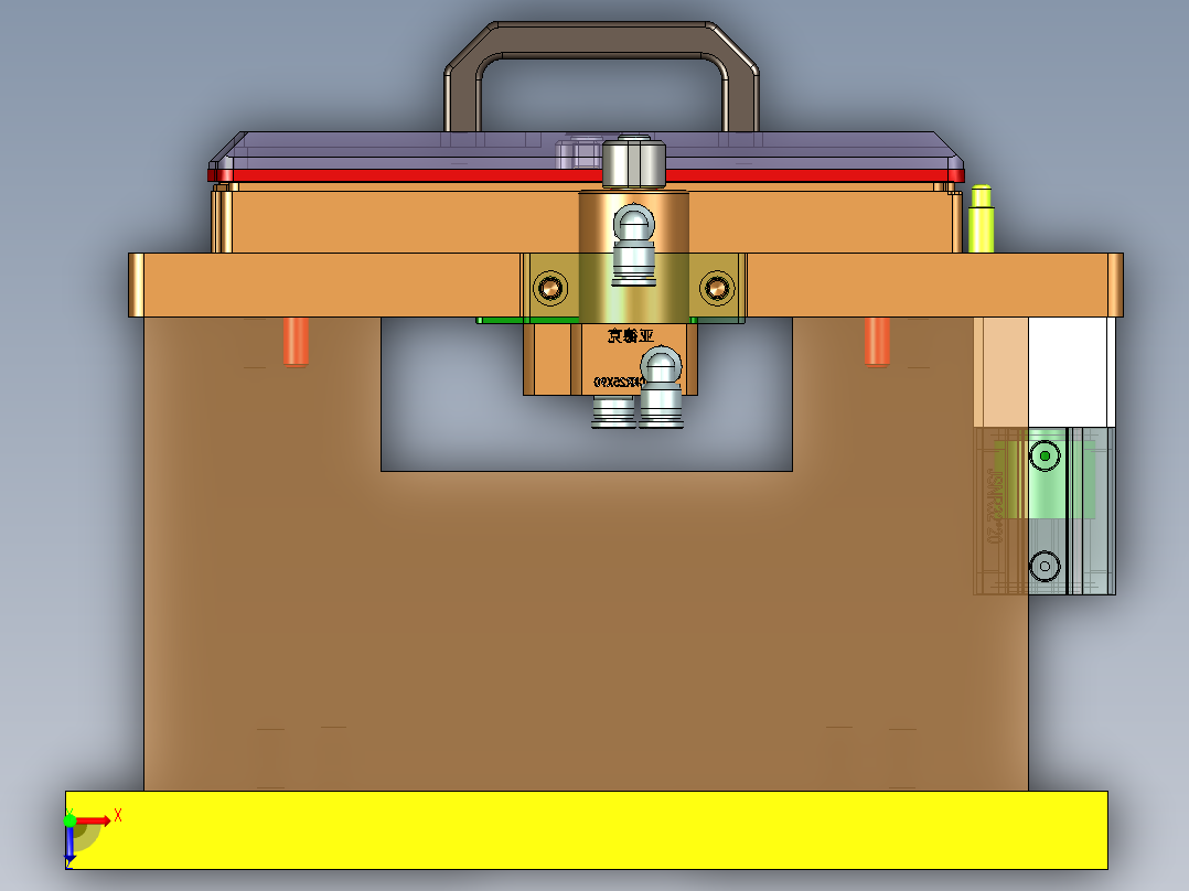 MD1-A笔记本CNC工装夹具三维模型-CNC8铣外形-210508俯视图