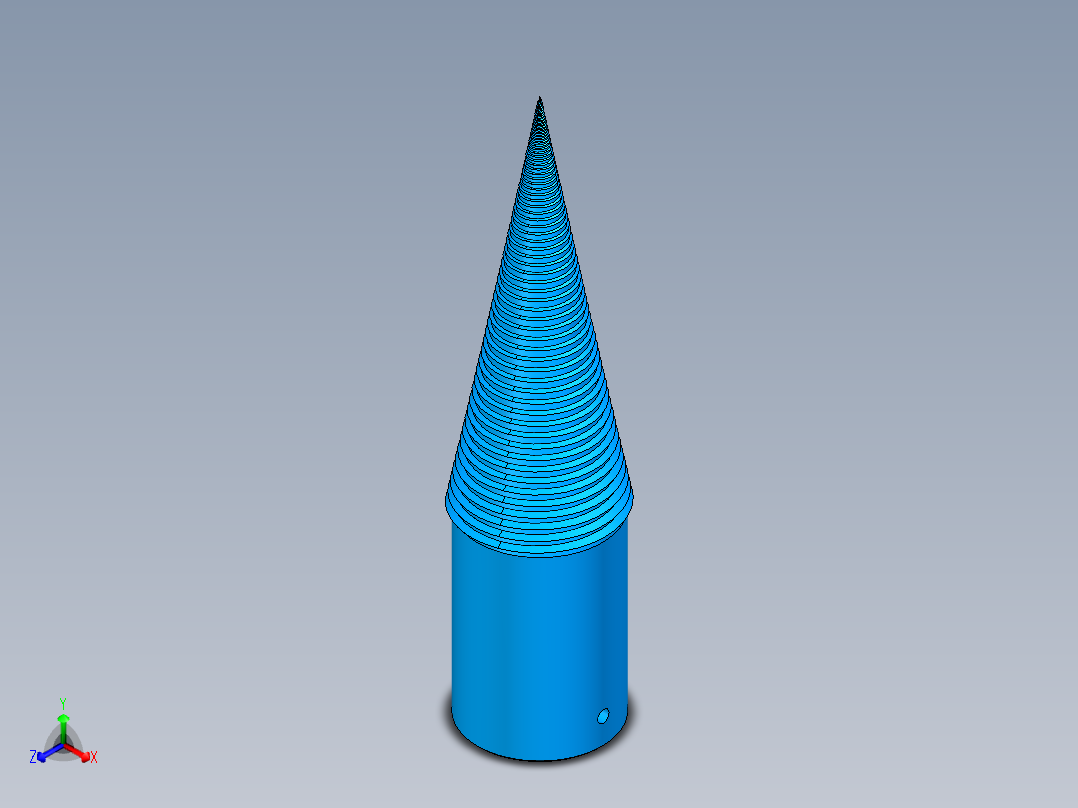 B2004607-劈木头机器主视图