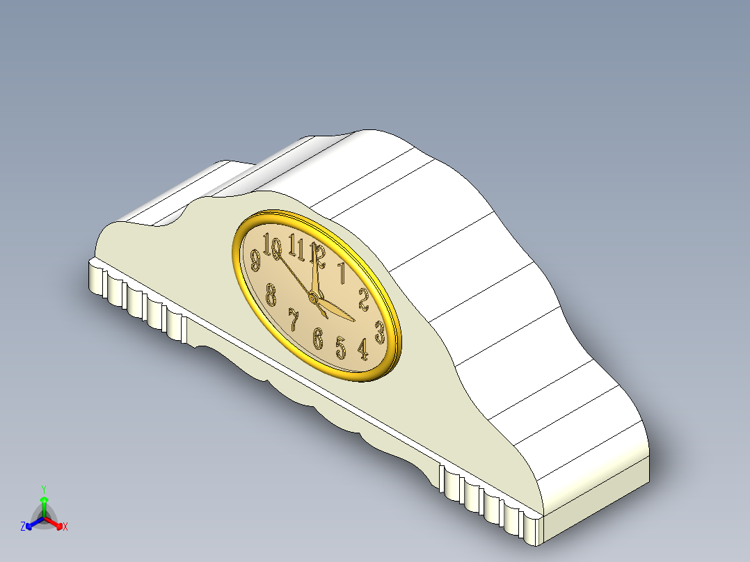 钟表、表(25)正等轴测图