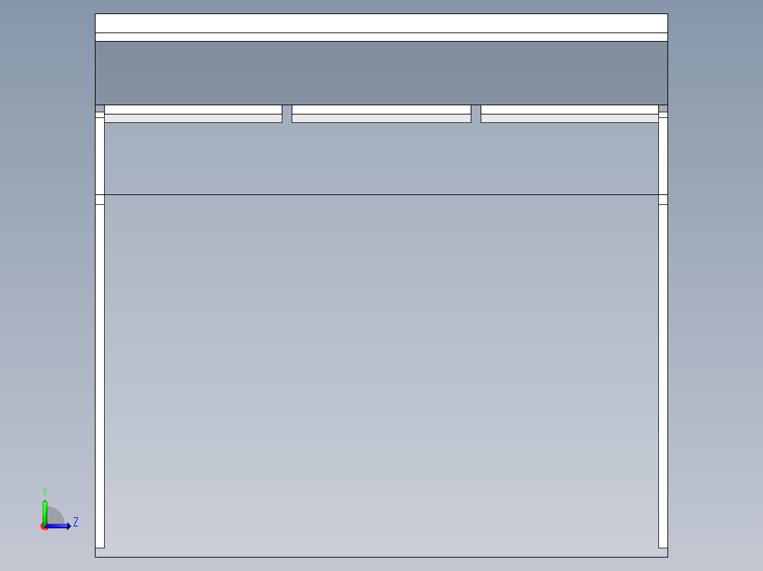 温室、温棚(5)左视图