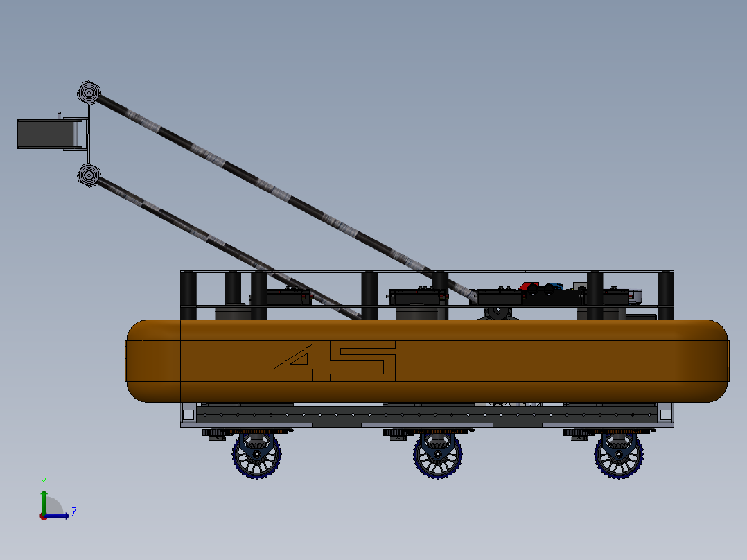 A2004462-FRC比赛机器人左视图