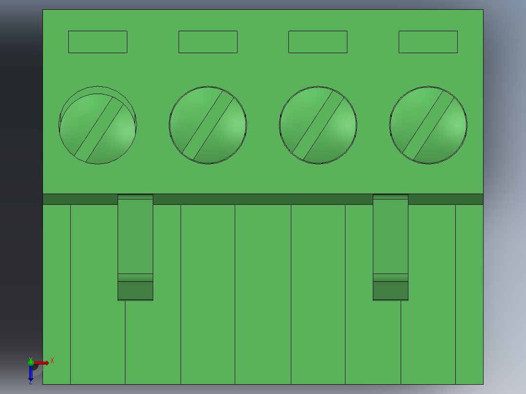 接插件(107)俯视图