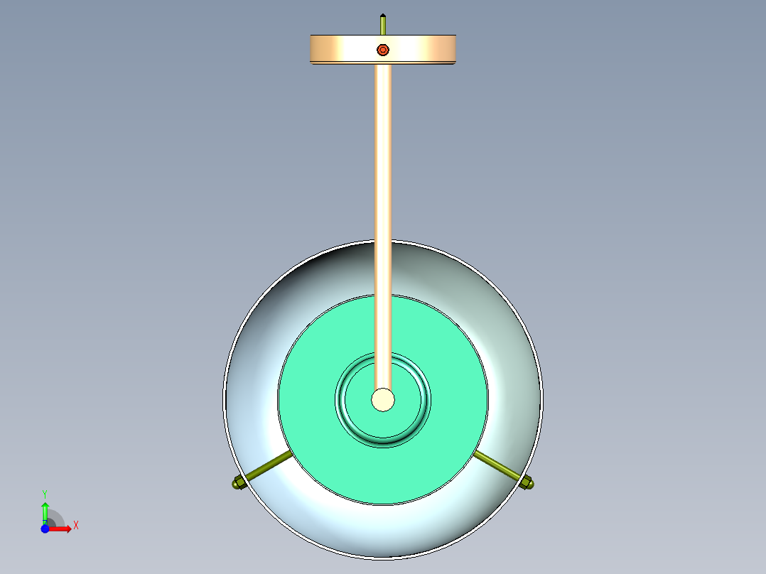 镂空铁艺壁灯前视图