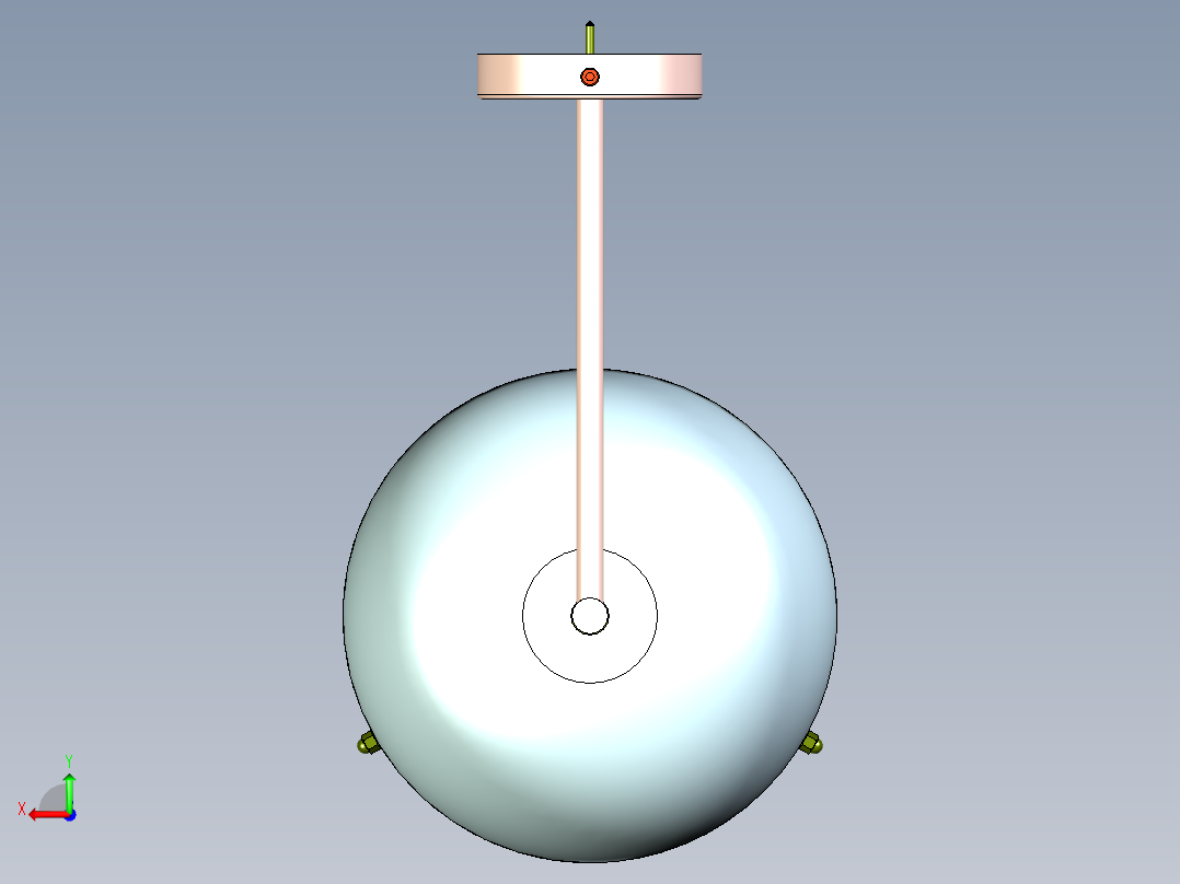 镂空铁艺壁灯后视图