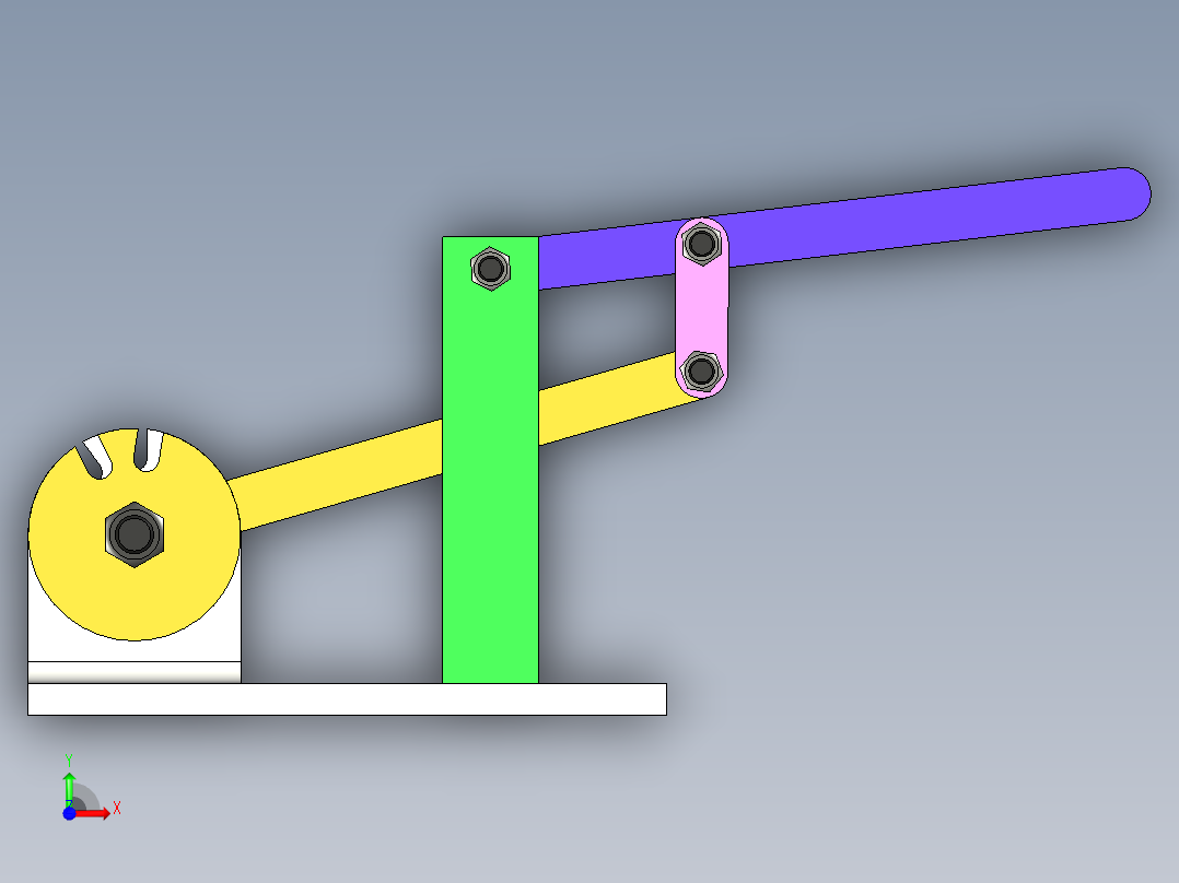 钢筋钳模型前视图
