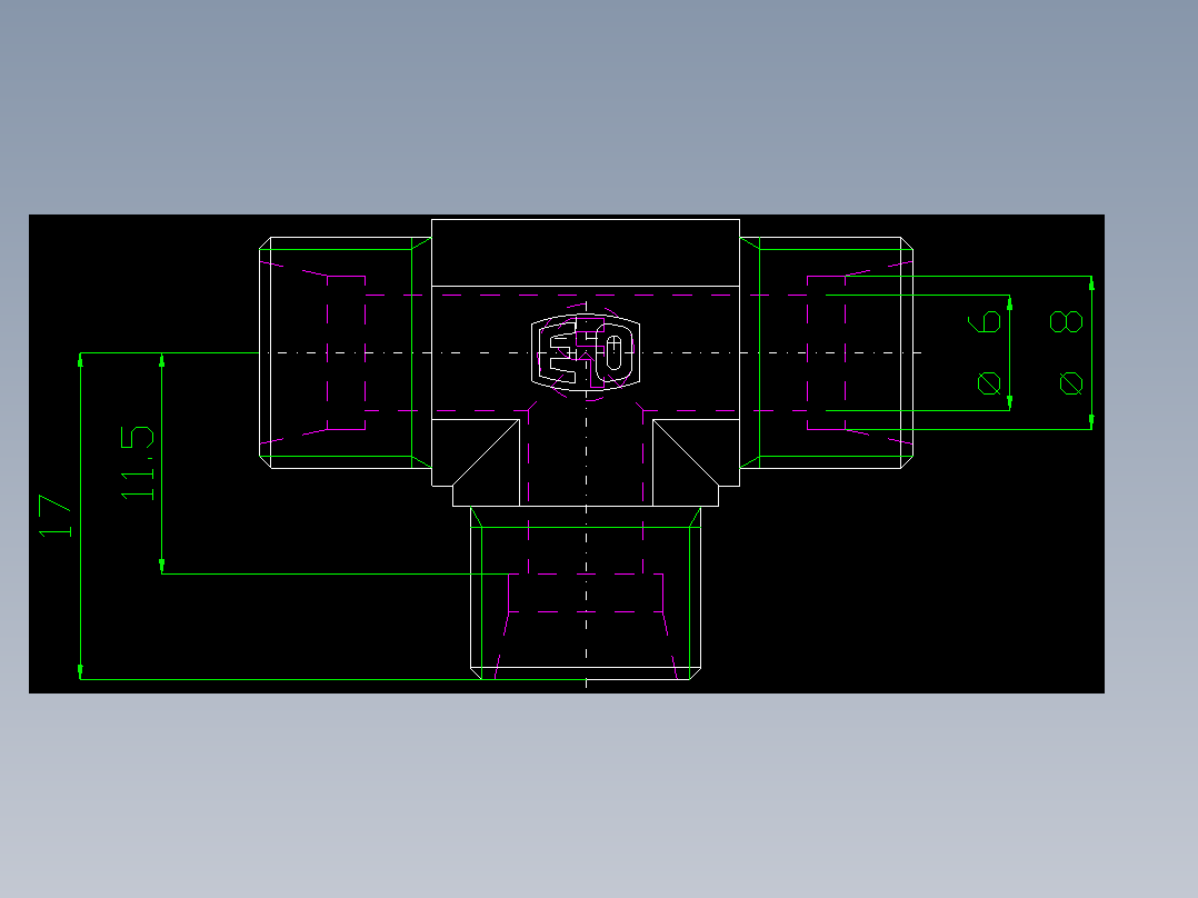 PARKER管接头EO Union tee T08LL71X_front
