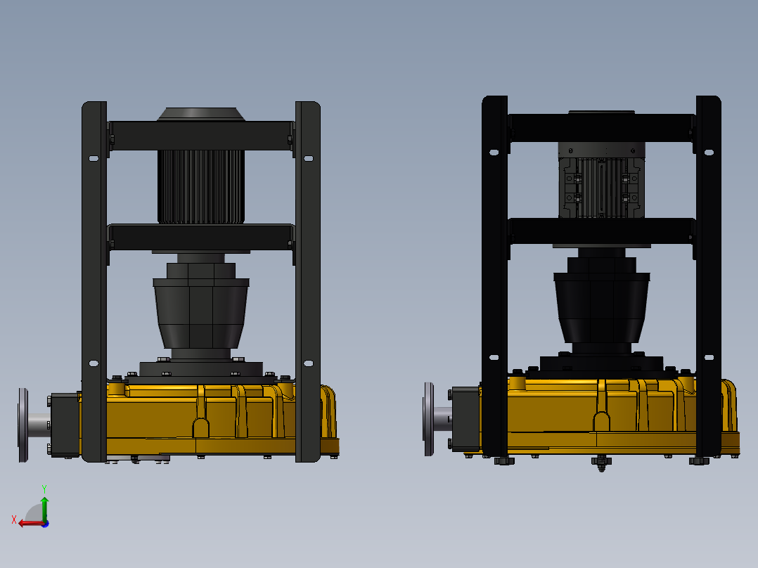 2款-Boyser_FM2“FMP50滚轮蠕动泵P50BA14      RBT40A13模型后视图