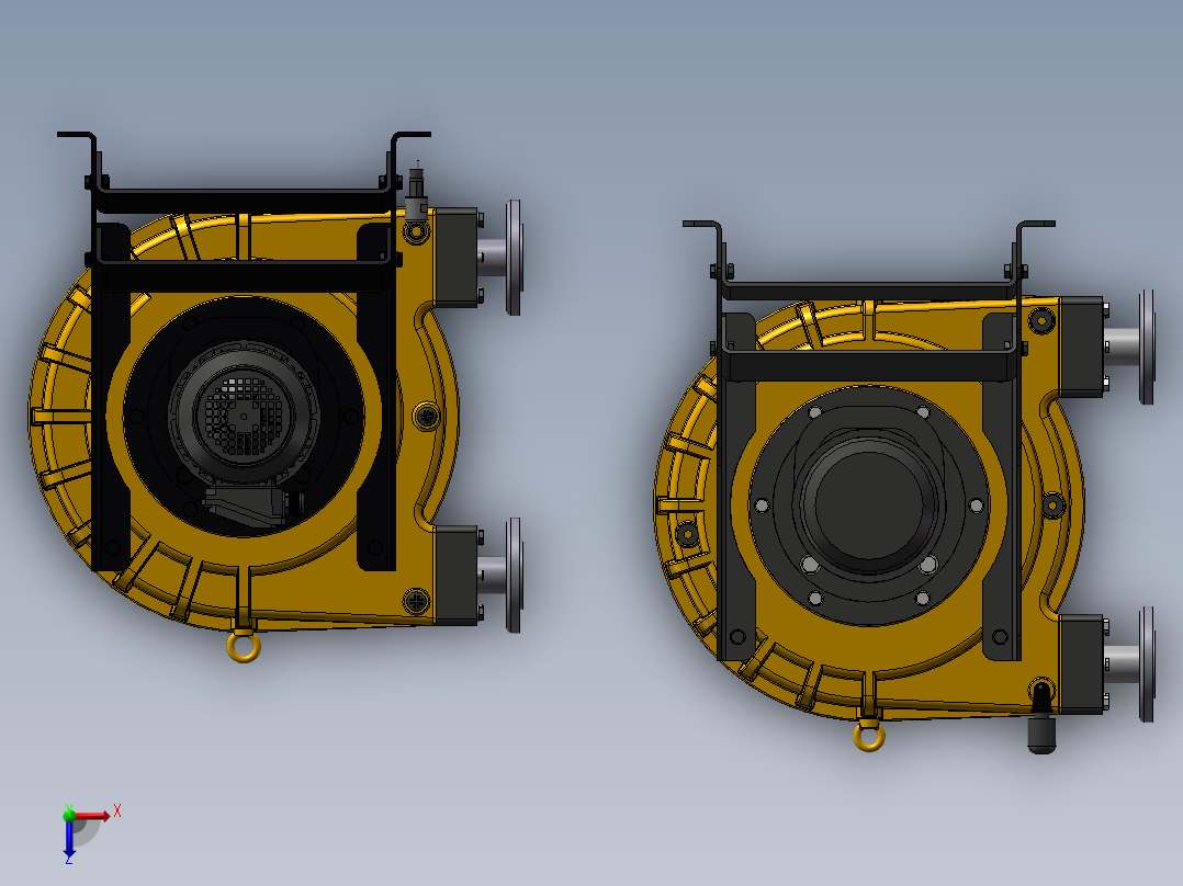 2款-Boyser_FM2“FMP50滚轮蠕动泵P50BA14      RBT40A13模型俯视图