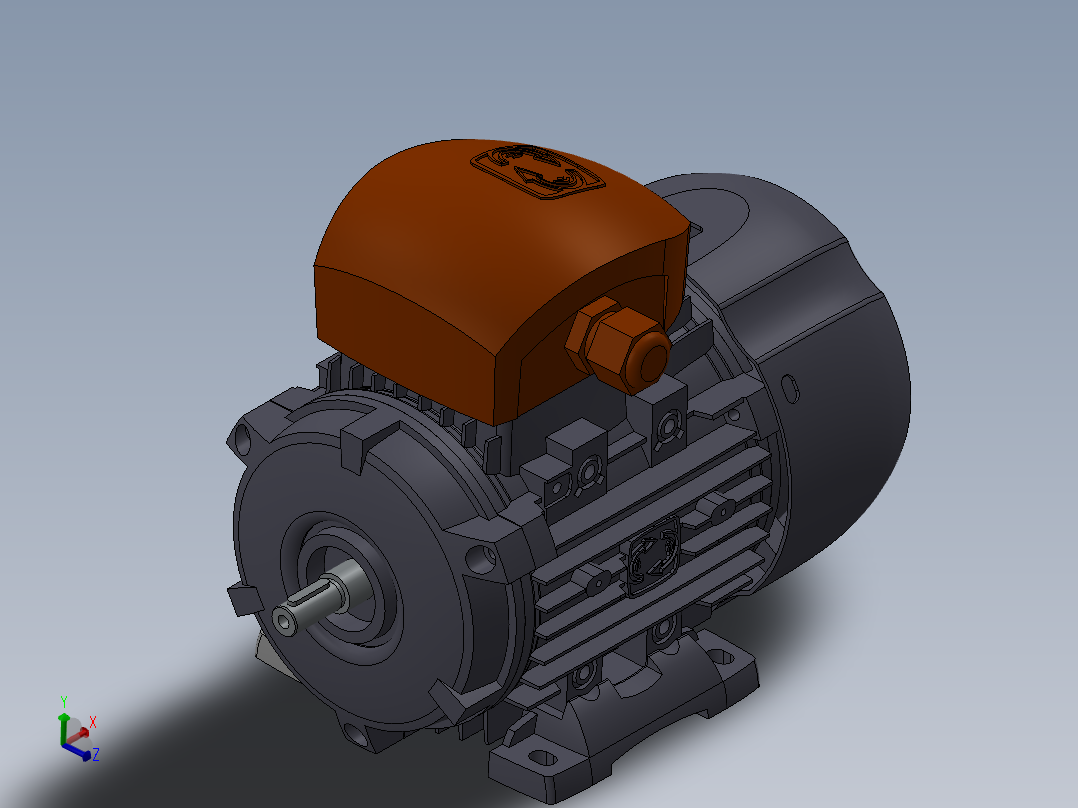 电动马达 Delphi 56 B3主视图