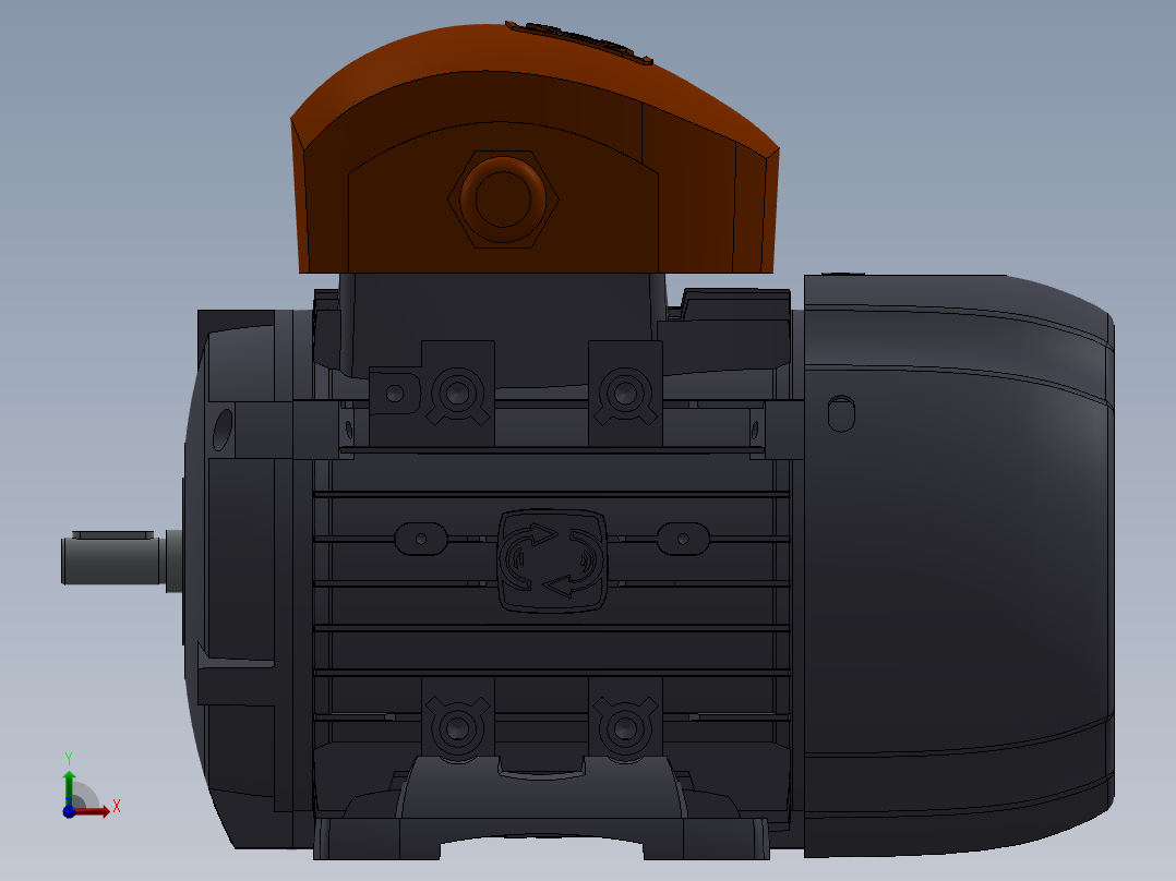 电动马达 Delphi 56 B3前视图