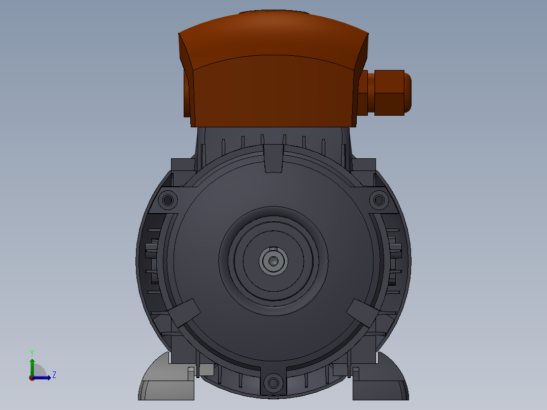 电动马达 Delphi 56 B3左视图