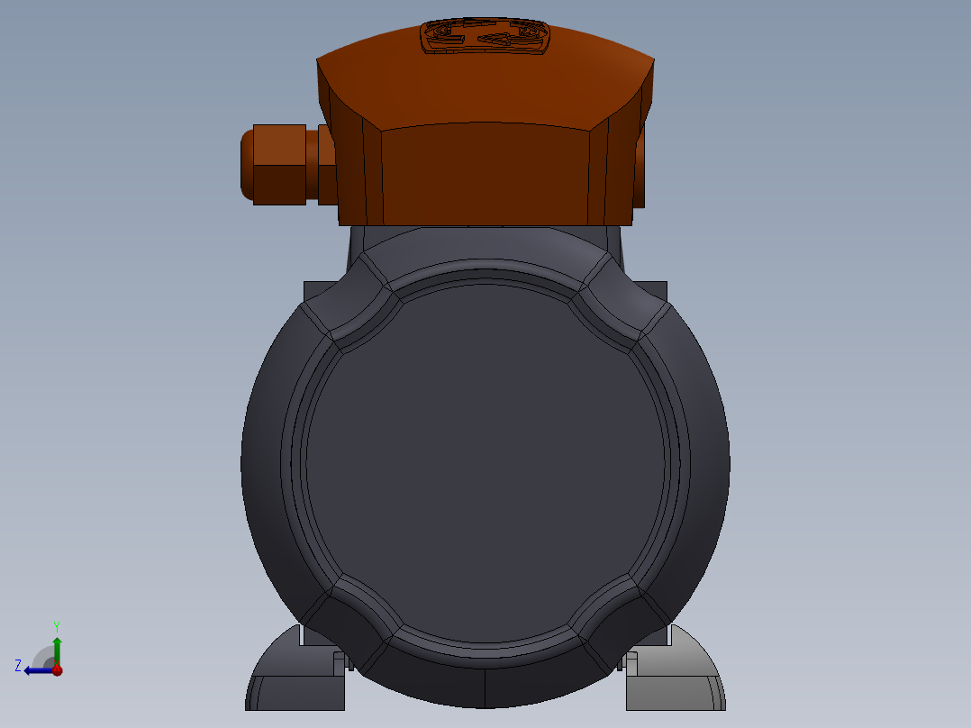 电动马达 Delphi 56 B3右视图