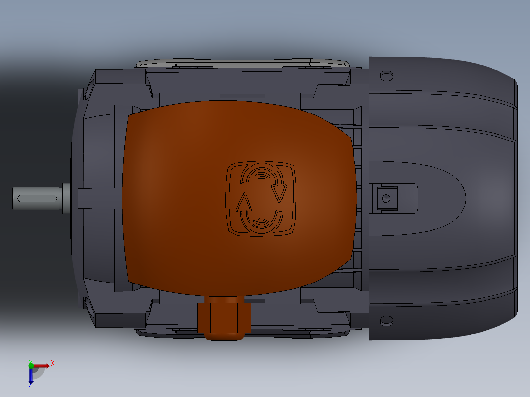 电动马达 Delphi 56 B3俯视图