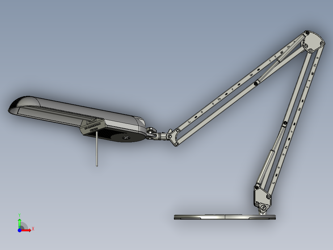 JBG 旋转台灯前视图