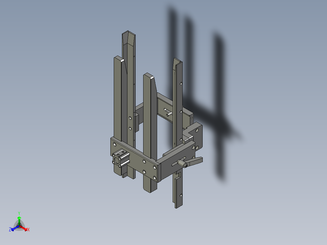03进料料盒限位组件