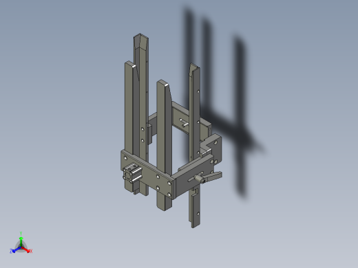 03进料料盒限位组件