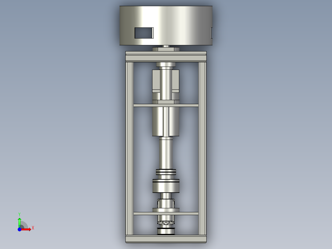 混粉机充分快捷混均匀装置前视图