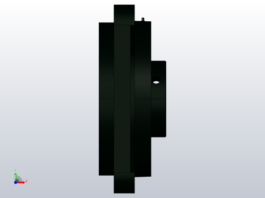 JB╱T 5303-2002[带凸台方形座顶丝外球面球轴承[UCFS型]UCFS314]前视缩略图