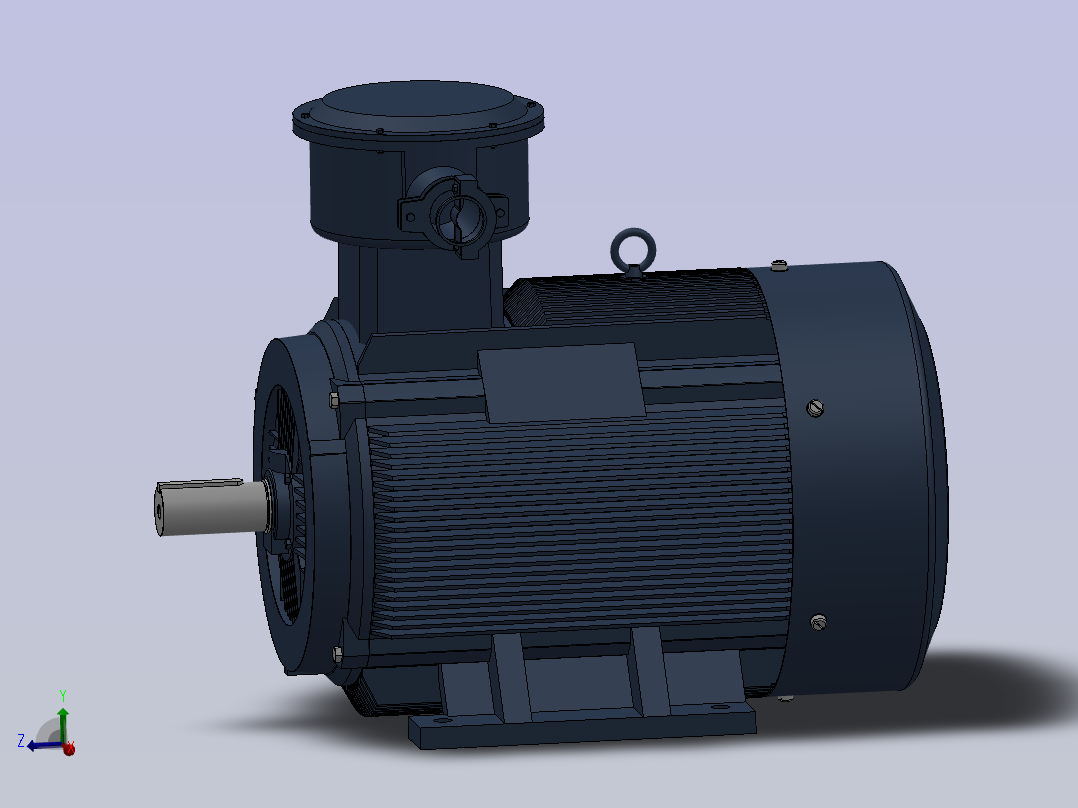 三相异步电动机YB3-280S-2主视图