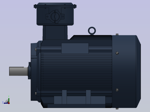 三相异步电动机YB3-280S-2右视缩略图