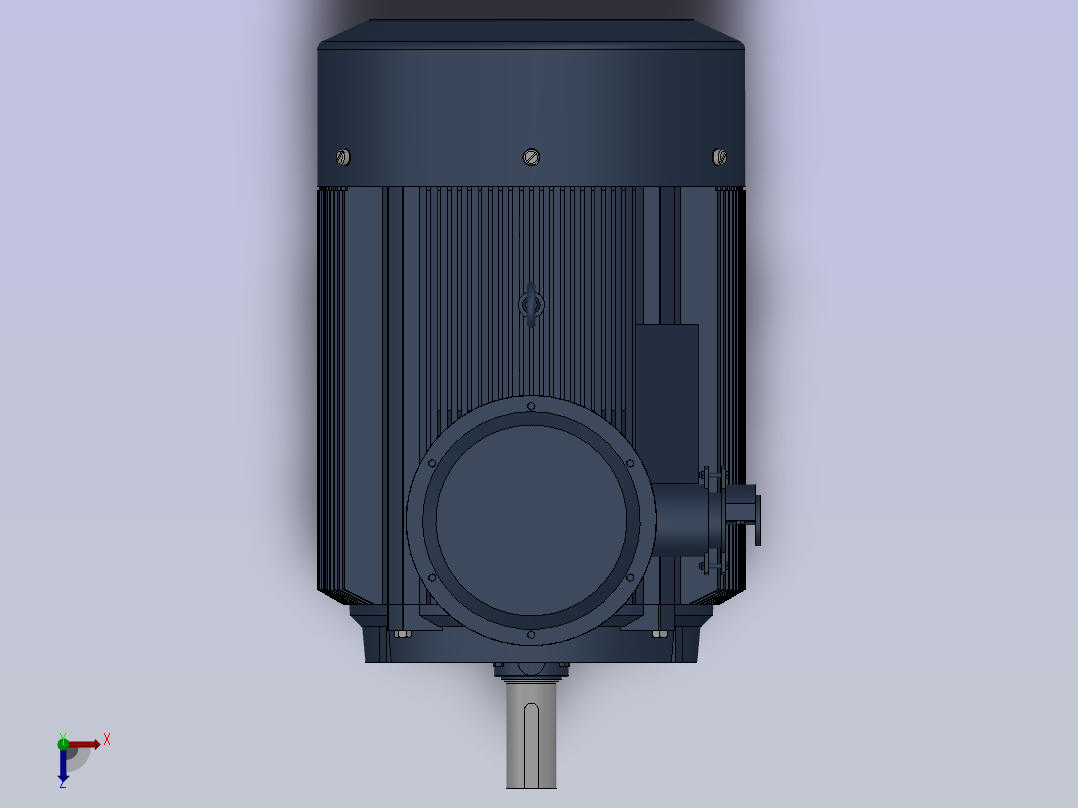 三相异步电动机YB3-280S-2俯视图