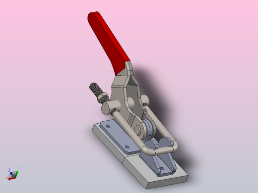 带螺钉的钣金锁夹