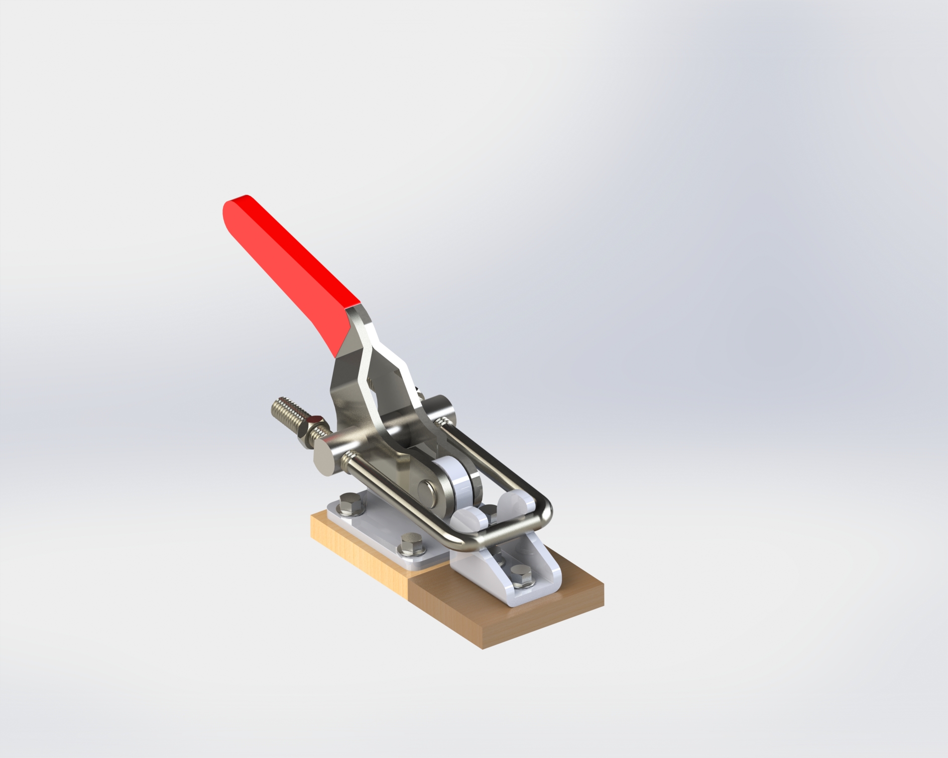 带螺钉的钣金锁夹