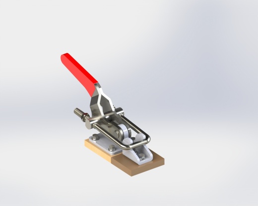 带螺钉的钣金锁夹缩略图