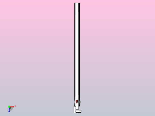 皮带直线轴半封闭可选导轨TPA-HNB-120D-110-L2000-ML-Y-P40-N3俯视缩略图