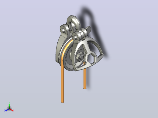 尼龙绳d12mm的膨胀索具滑轮d130mm